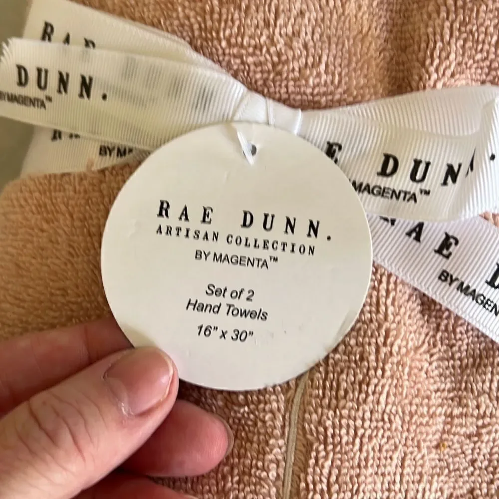 Rae Dunn Hand Towels Set of 2